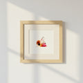 Framed Giclée Art Print "Coffee Hen"