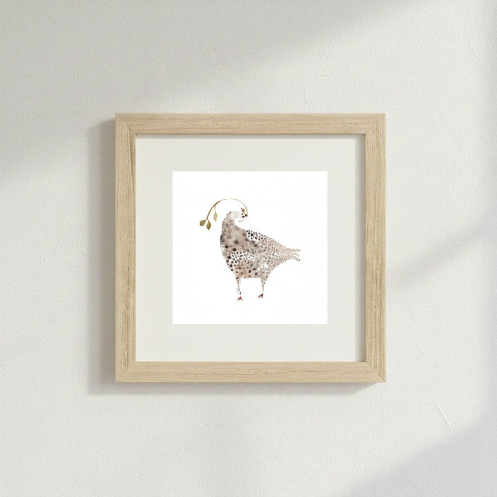 Framed Giclée Art Print "Lady Spring"