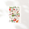 Art Print "Vegetable Garden" 12"x16"