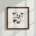 Framed Giclée Art Print "Canada Geese"
