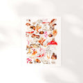 Art Print "Mushroom Forest" 11"x14"