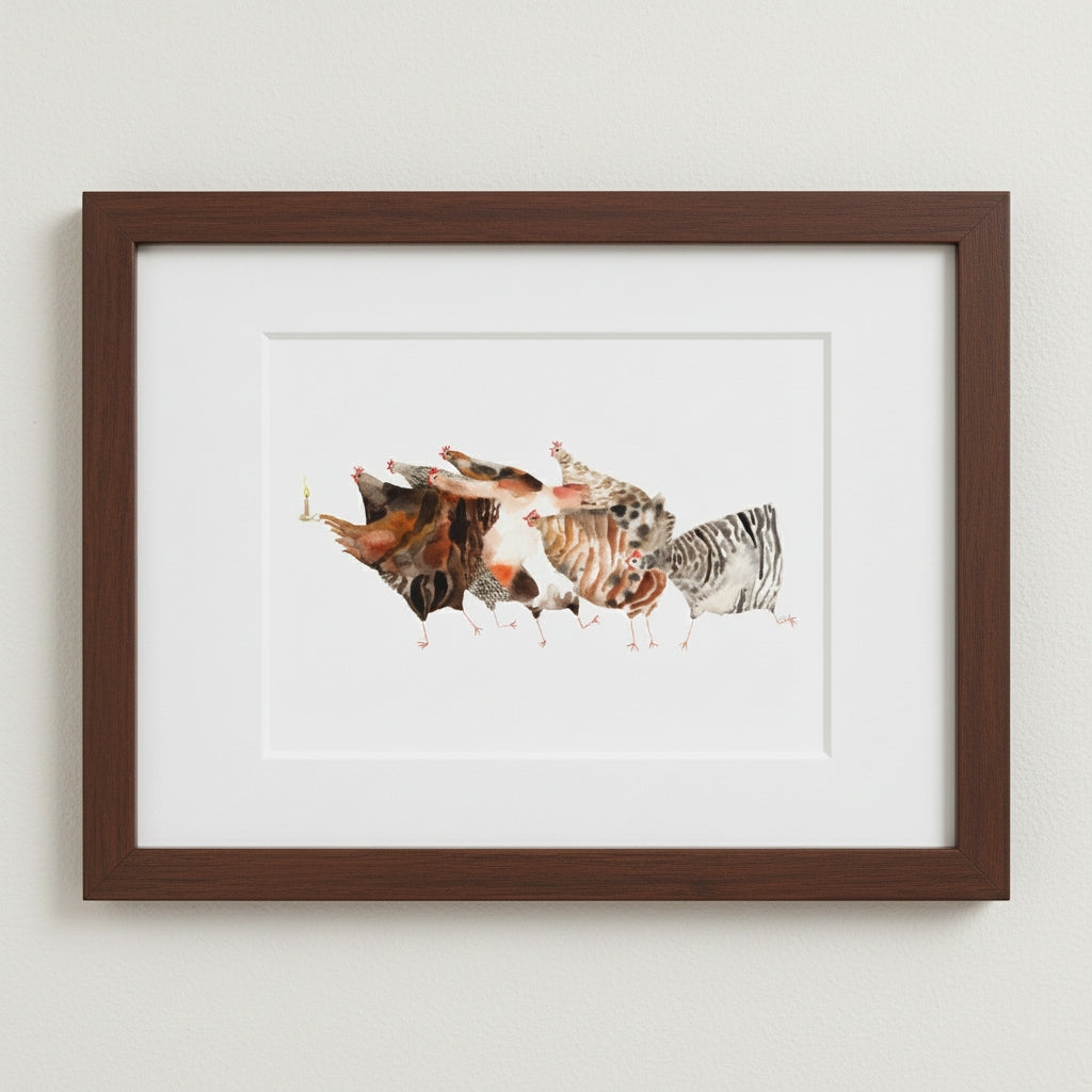 Framed Giclée Art Print "After Dark"