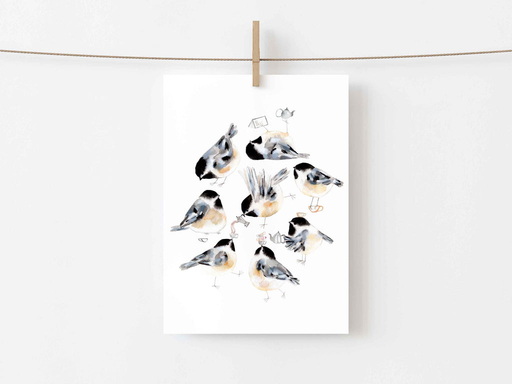 Small Art Print "Morning Meeting" Open Edition