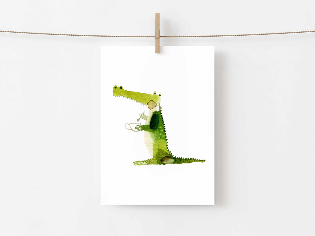 Small Art Print "Crocodile" Open Edition