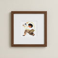 Framed Giclée Art Print "Coffee Time"
