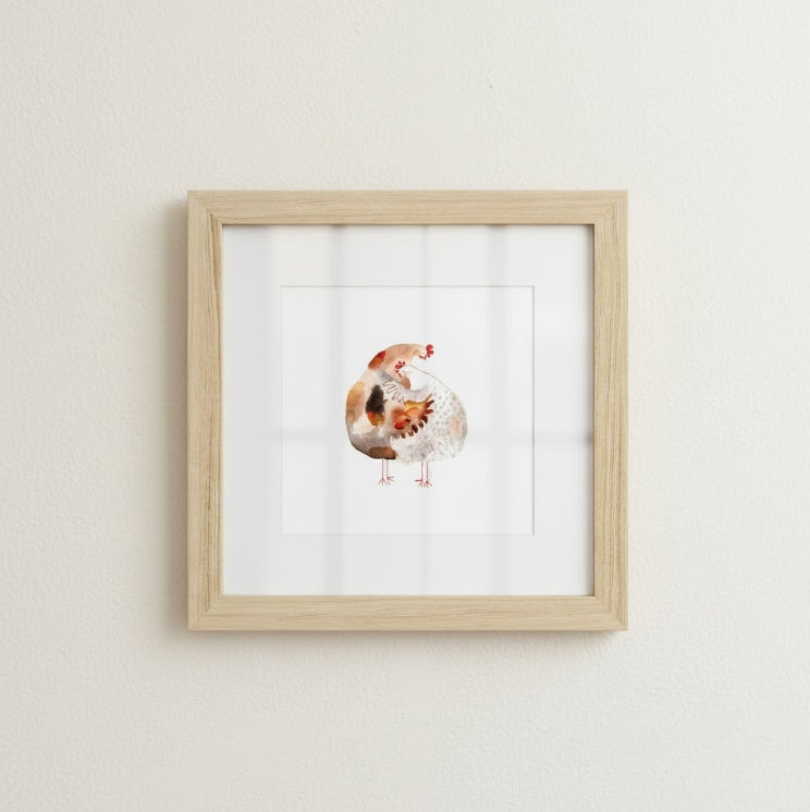 Framed Giclée Art Print "Soulmate"
