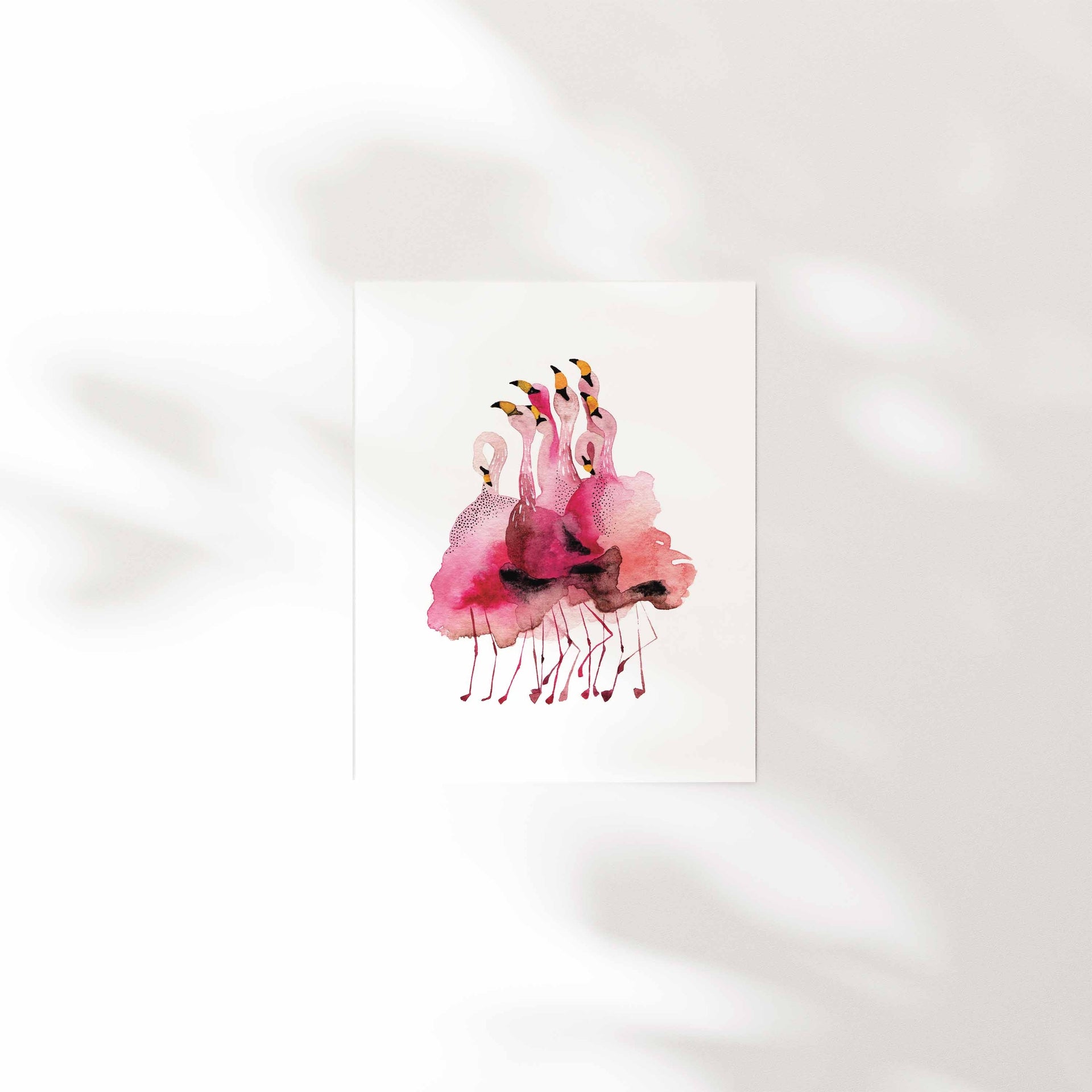 Art Print "Flamingos" 16"x20"