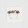 Framed Giclée Art Print "Coffee Break"