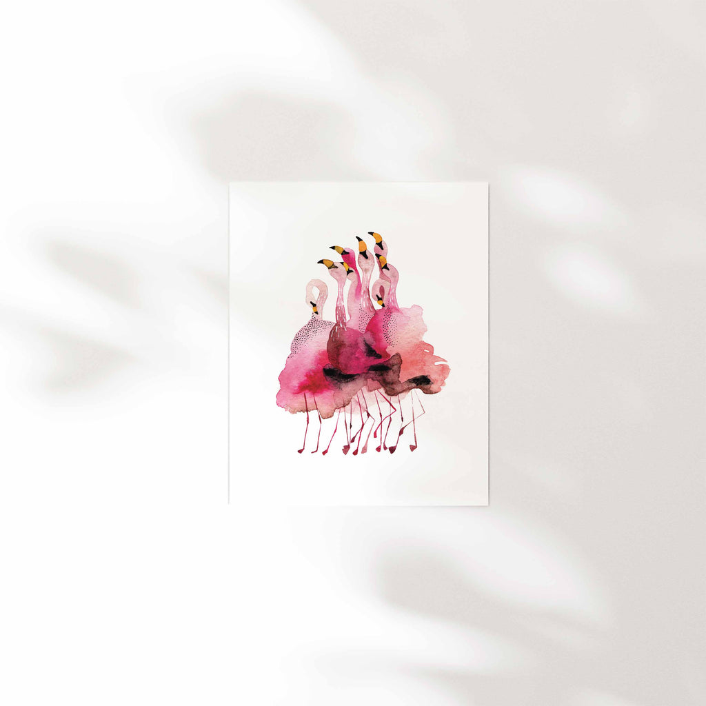 Art Print "Flamingos" Limited Edition