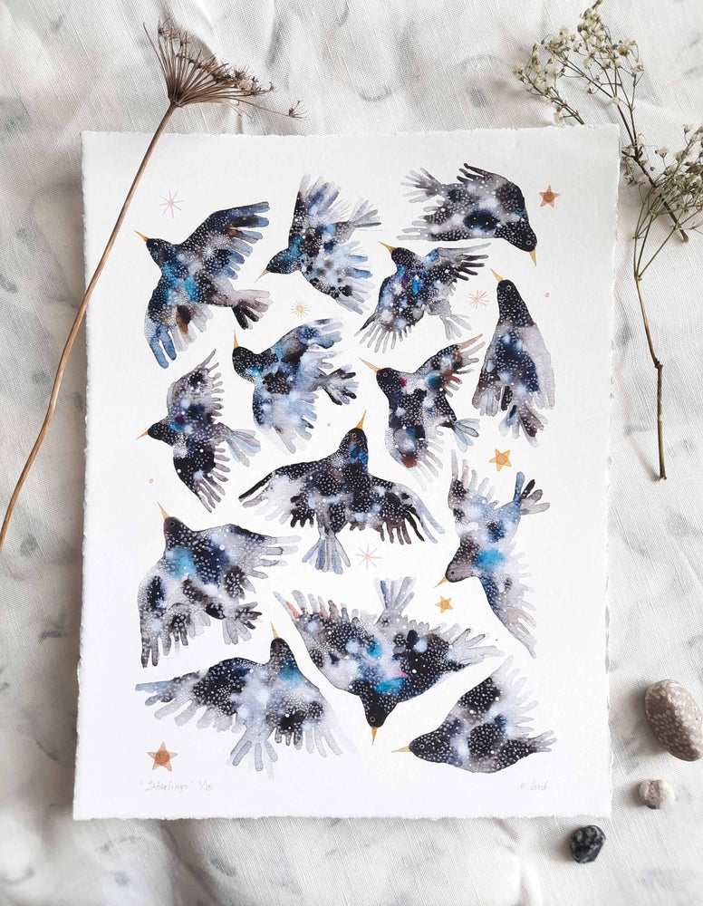 Art Print "Starlings" Limited Edition