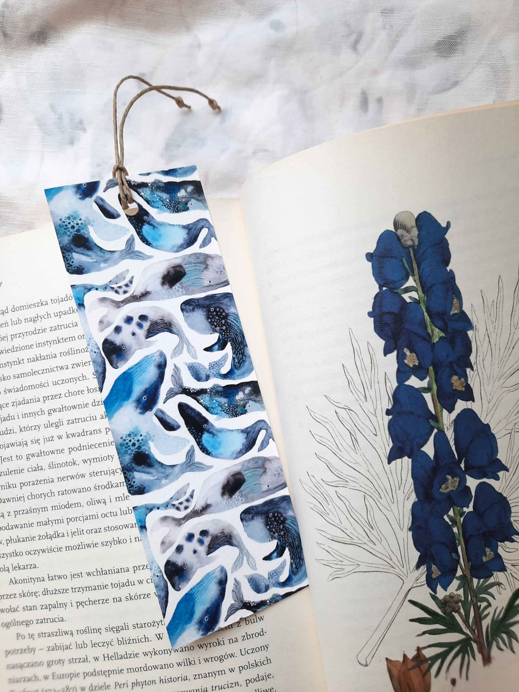 Whales bookmark
